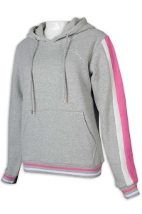 Z480 online hoodie manufacturer for women's one-color hoodie one-color cuff one-color hoodie with hood